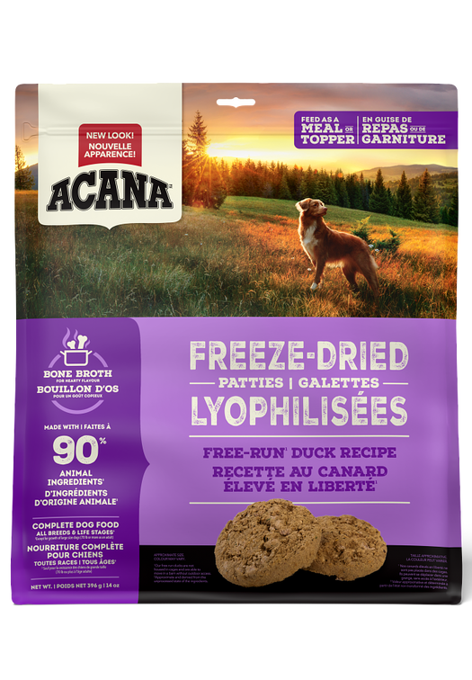 Freeze-Dried Patties, Free-Run Duck Recipe